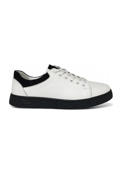 Catelli %100 Deri Ortopedik Erkek Rahat Günlük Sneaker Mevsimlik Taraftar Ayakkabı 40-44 Siyah Beyaz Catelli %100 Deri Ortopedik Erkek Rahat Günlük Sneaker Mevsimlik Taraftar Ayakkabı 40-44 Siyah Beyaz