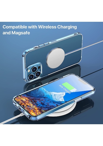 Apple Uyumlu iPhone 13 Pro Max Kilif 6.7 Seffaf Silikon Kamera Korumali Tipali 511404663