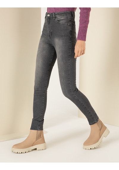 Pierre Cardin Kadın Koyu Gri Jean 50256581-vr080 Koyu Gri