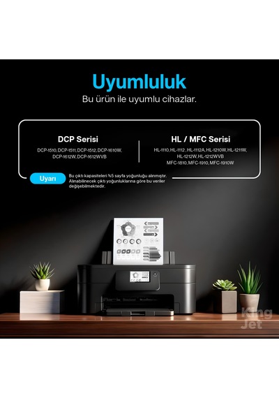 Brother Hl-1110 Uyumlu Toneri 2'li Paket