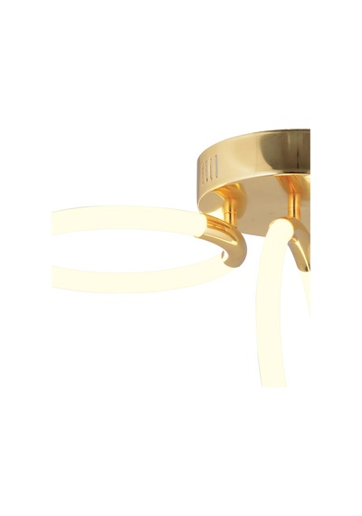 Honos 3'Lü Gold 40 Watt Ledli Modern Koridor, Yatak Odası Salon Plafonyer Led Avize
