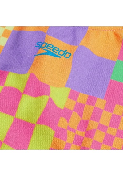 Speedo Digital Placement Splashback Kız Çocuk Yüzücü Mayosu Çok Renkli