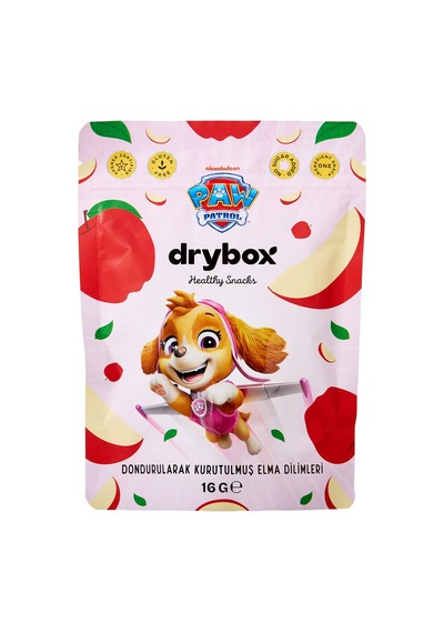 Drybox Paw Patrol Freeze Dried Dondurularak Kurutulmuş Elma Dilimleri 16 G - 6 Adet Tarı