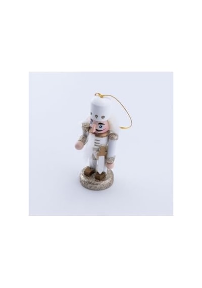 Yılbaşı Süsü Kurşun Asker Seti, 10 Cm, Beyaz 4 Adet Diğer