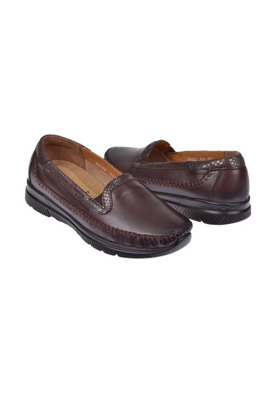 Forelli Hakiki Deri Comfort Kadın Ayakkabı For-29423 Kahve Kahve