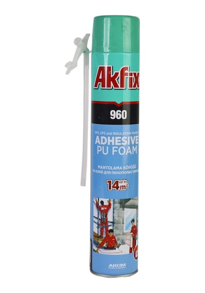 Akfix 960 Poliüretan Pipetli Mantolama Köpüğü