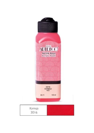 Akrilik Boya 140 Ml. Renk Seçmeli Kırmızı