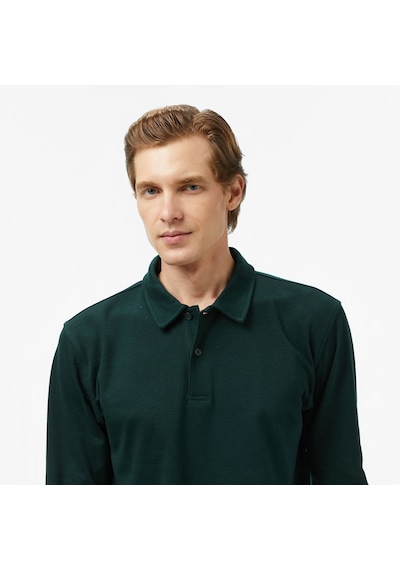Nautica Erkek Yeşil Classic Fit Uzun Kollu Polo Yaka T-shirtdüzk57018t