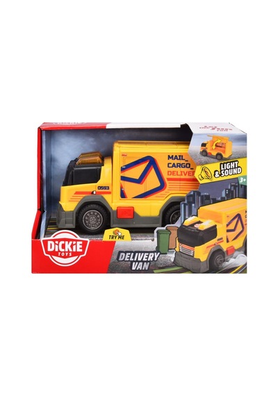 Dickie Toys Işıklı Ve Sesli Posta Teslimat Kamyonu 15 Cm