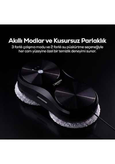 Tr Elo Lite Akıllı Cam Temizleme Robotu Çift Su Püskürtmeli 2800 Pa Vakumlu Uygulama Ve Kumanda Kontrollü X868 Genel