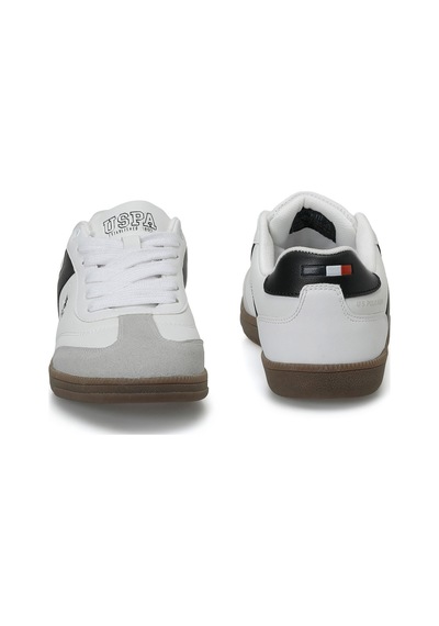 U.S. Polo Assn. U.s. Polo Assn. Sore Pu Beyaz Kadın Sneaker 000000000102695885 Beyaz-sıyah