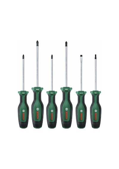 BOSCH 6 Parça Tornavida Takımı (Set 2) - 1600A027PM