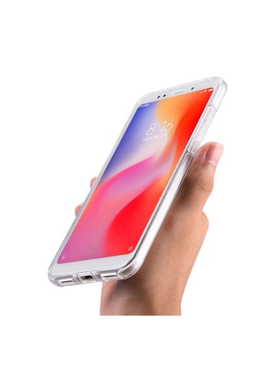 Xiaomi Redmi Note 5 Pro Kılıf Ön Arka Silikon Koruma Şeffaf