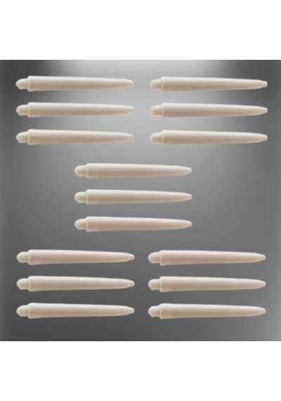 5 SET (15 Adet) 48mm DARTSAN NYLON DART ŞAFT-SHAFT Beyaz,