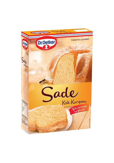 Dr. Oetker Sade Kek Karışımı 450 G Pratik Kek Tarifi 2'li Ekonomik Paket - 2 Adet Tarı