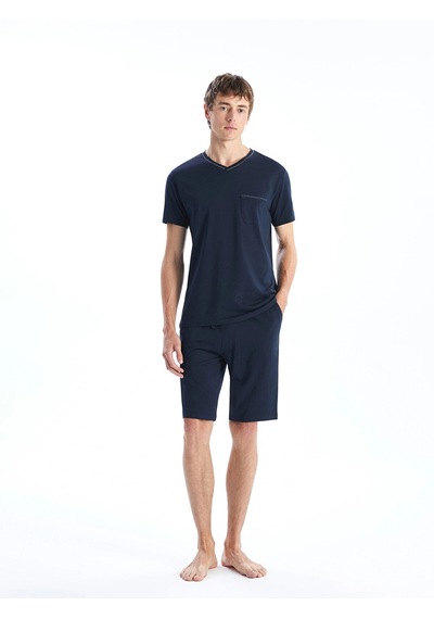 Lc Waikiki Standart Kalıp Erkek Pijama Alt Şort Navy