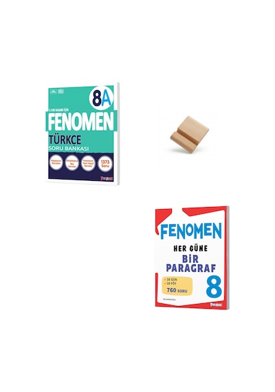 Fenomen Lgs 8. Sınıf 2027 A Serisi Türkçe Ve Her Güne Bir Paragraf Soru Bankası + Telefon Standı
