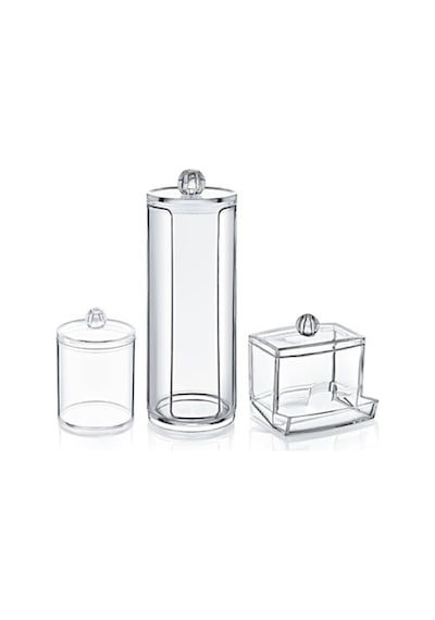 3 Lü Organizer Set Akrilik Beyaz Tr Diğer