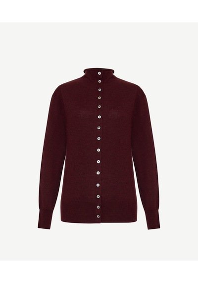 Yargıcı Regular Dik Yaka Uzun Kol Kazak 26kktr2150x 608 Bordo