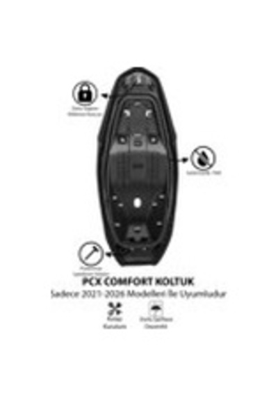 Honda Pcx Uyumlu Comfort Koltuk 2021-2026 Dama Tasarım Detaylı