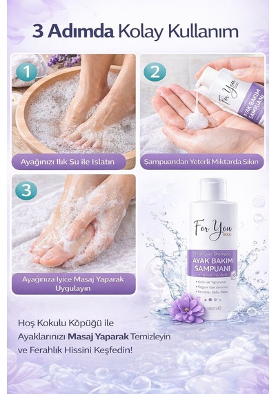 Ayak, El,tırnak Bakımı, Ayak Bakım Şampuanı 150 Ml