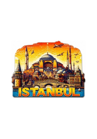 İstanbul Temalı Silikon Buzdolapı Süsü Magnet Alk5378