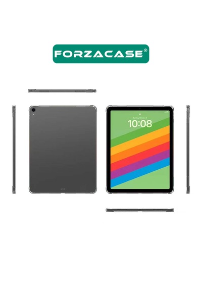 Forzacase Apple İpad Air 13 2026 13 İnch İle Uyumlu Anti Shock Silikon Kılıf Şeffaf - Fc014 Arka Kapak