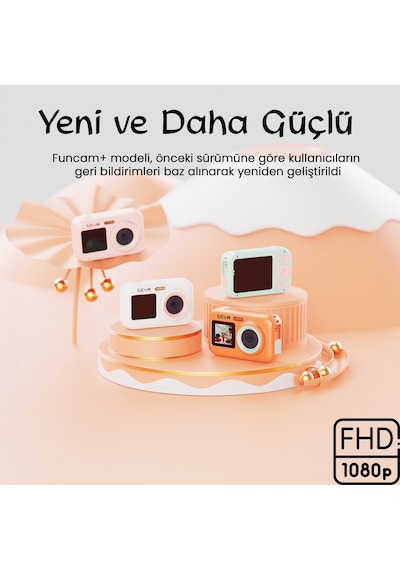 Sjcam Funcam+ Dual FHD 44 Mp Çocuklar İçin Fotoğraf Makinesi