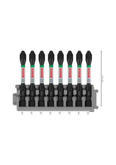Professional Accessories 2608522331-tornavida Ucu "set" Impact Control Pz2 50 Mm 8-parça, 0 W, 0 V