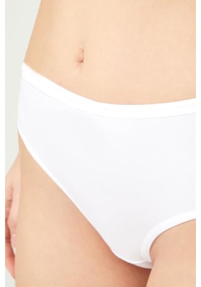 Cottonhill Basic Klasik Pamuklu Geniş Kenarlı Bato Külot 3'lü Paket -3 Çok Renkli 6 Çok Renkli