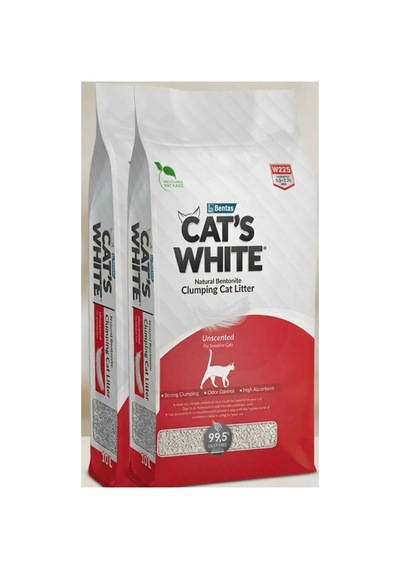 Cats White Kokusuz Kedi Kumu 10 Lt 2 Adet