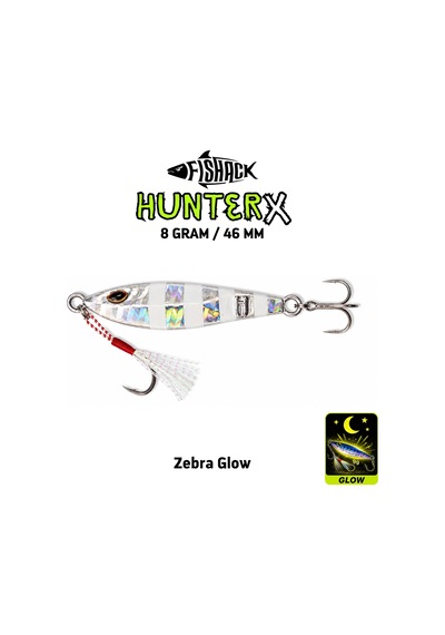 3'lü Metal Jig Yem Seti - Fishack Hunterx - 8g 46mm