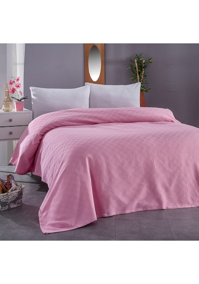 Komfort Home Çift Kişilik Çok Amaçlı %100 Pamuklu Pike 200X230 Cm (345152246) Pembe