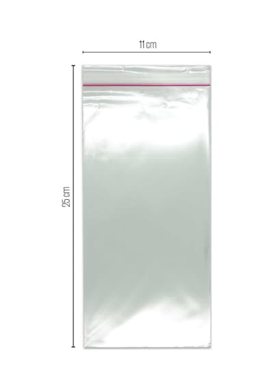 11X25 Bantlı Opp Parlak-Şeffaf Jelatin 1000 Adet