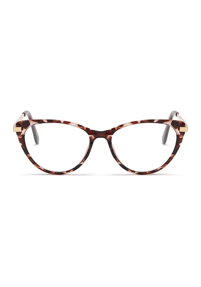 Povelle Leopar Desenli Vintage & Retro Gözlük