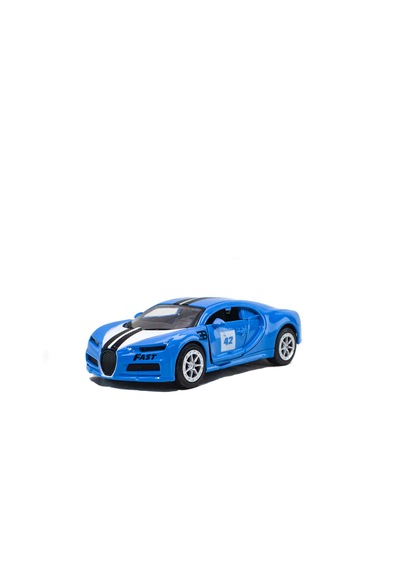 Oyuncak Araba Metal Bugatti Çek Bırak 12 Cm Mavi