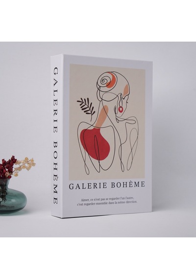 Bak Gel Al Kitap Görünümlü Dekoratif Kutu, Iskandinav Tarzı , Minimalist Saklama Kutusu