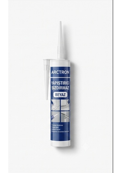 Arctron Yapıştırıcı Sızdırmaz Pu Mastik 300 Ml - Beyaz Çok Renkli