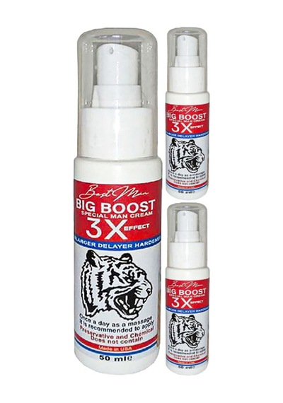 Bigboost Cream 3 Adet 50 Ml Erkeklere Özel Geciktiricisertleştiricibüyütücü Krem
