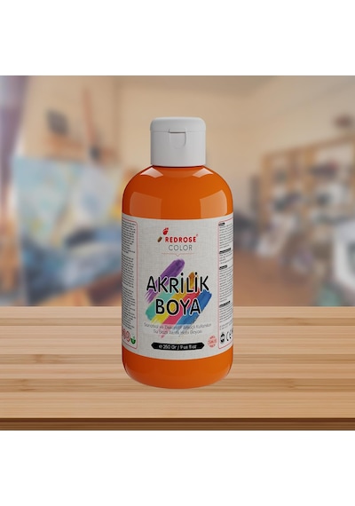 Turuncu Akrilik Boya 250gr