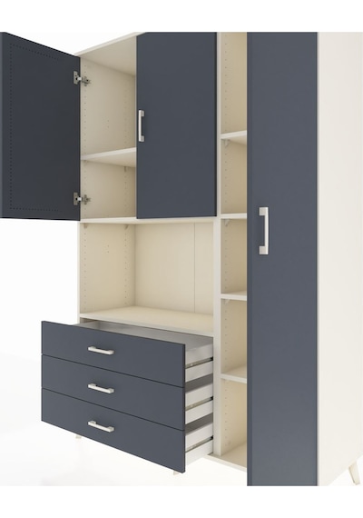 Hyperion Dolap 7 Raflı 3 Çekmeceli 3 Kapaklı 132x44x195 Aytaşı-antrasit/antrasit Antrasıt/antrasıt Hyperion Dolap 7 Raflı 3 Çekmeceli 3 Kapaklı 132x44x195 Aytaşı-antrasit/antrasit Antrasıt/antrasıt