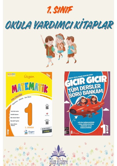 1. Sınıf 2.dönem Matematik Yolcuğu + Gıcır Gıcır Tüm Dersler Soru Bankam