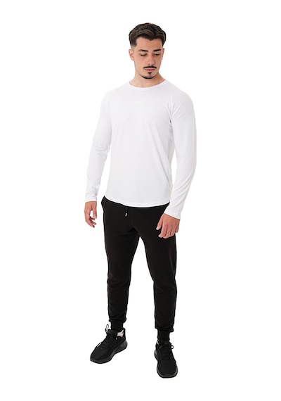 Musclecloth Elite Reglan Uzun Kollu T-shirt Beyaz Beyaz