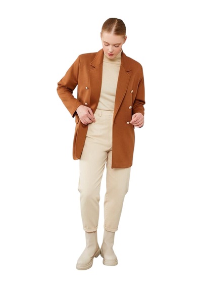 Levidor Kadın Spor Blazer Ceket 510026 Kahve