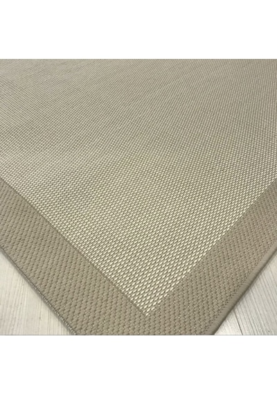 Elvey Home Jüt Sisal S9313 Gri Kaymaz Taban Hasır Dokuma Yıkanabilir Yolluk Salon Koridor Mutfak Halısı
