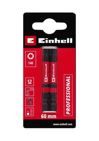 Darbeli Bit Seti 2 Parça, 60 Mm Yüksek Dayanıklılık Özelliği