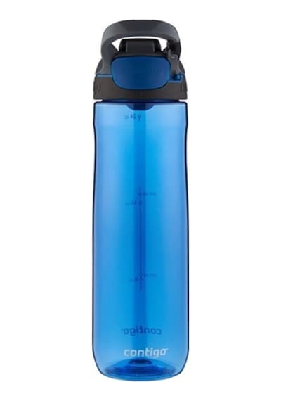 Contigo Cortland Tek El Bas İç Kapaklı Su Matarası 720ml - Mavi