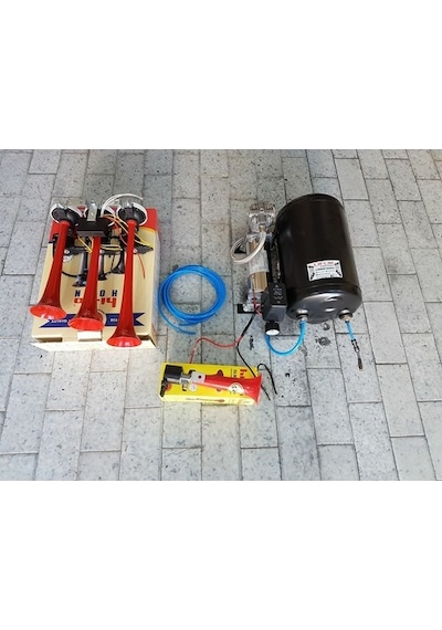 Hido Arap Kornave Islık Korna Otomatik Sistem Havalı Korna Seti