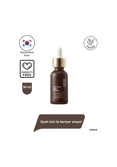 Apothe Tulip Barrier Vegan Ampoule 30 Ml Siyah Lale İle Bariyer Ampul