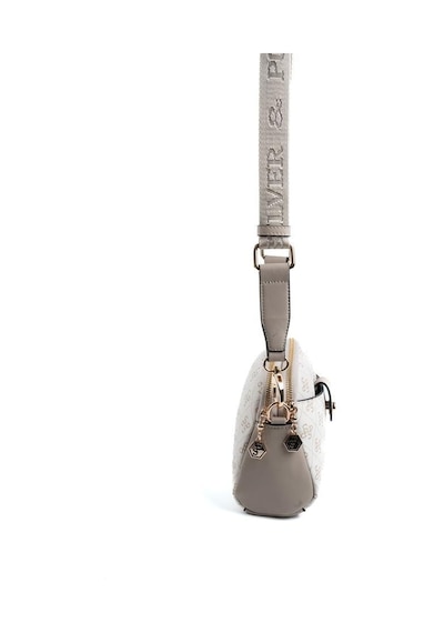 Silver Polo Sp1144 Kadın Çapraz Çanta Monogram Bej-kum